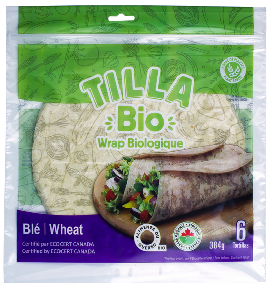 -Tilla Bio Wheat Organic Wrap 10"