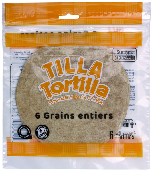 -Tilla Tortilla - 6 Grains - No Preservatives