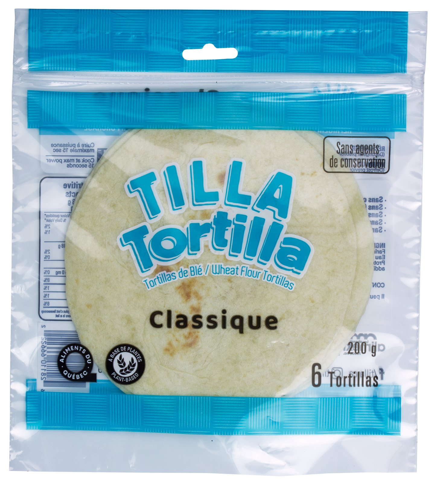 -Tilla Tortilla - Classic - No Preservatives