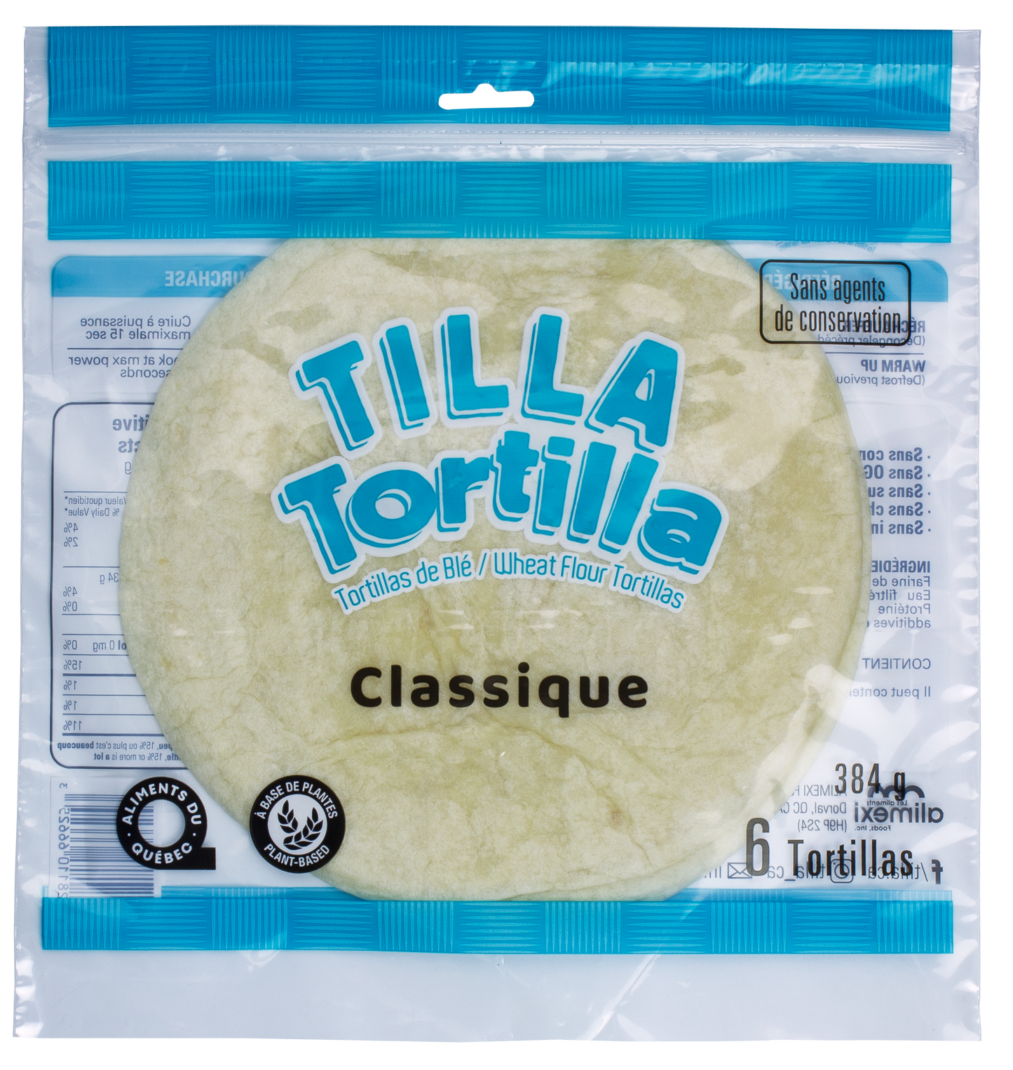 -Tilla Tortilla - Classic - No Preservatives