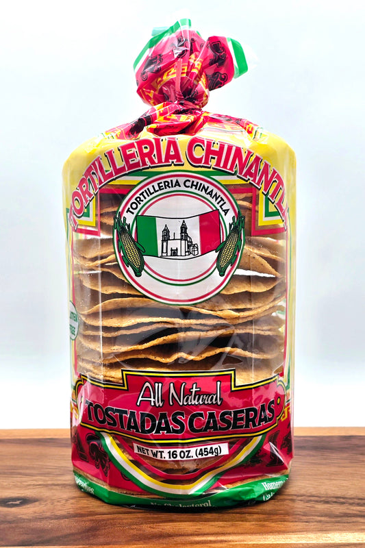 Tostadas caseras Chinantla 454g